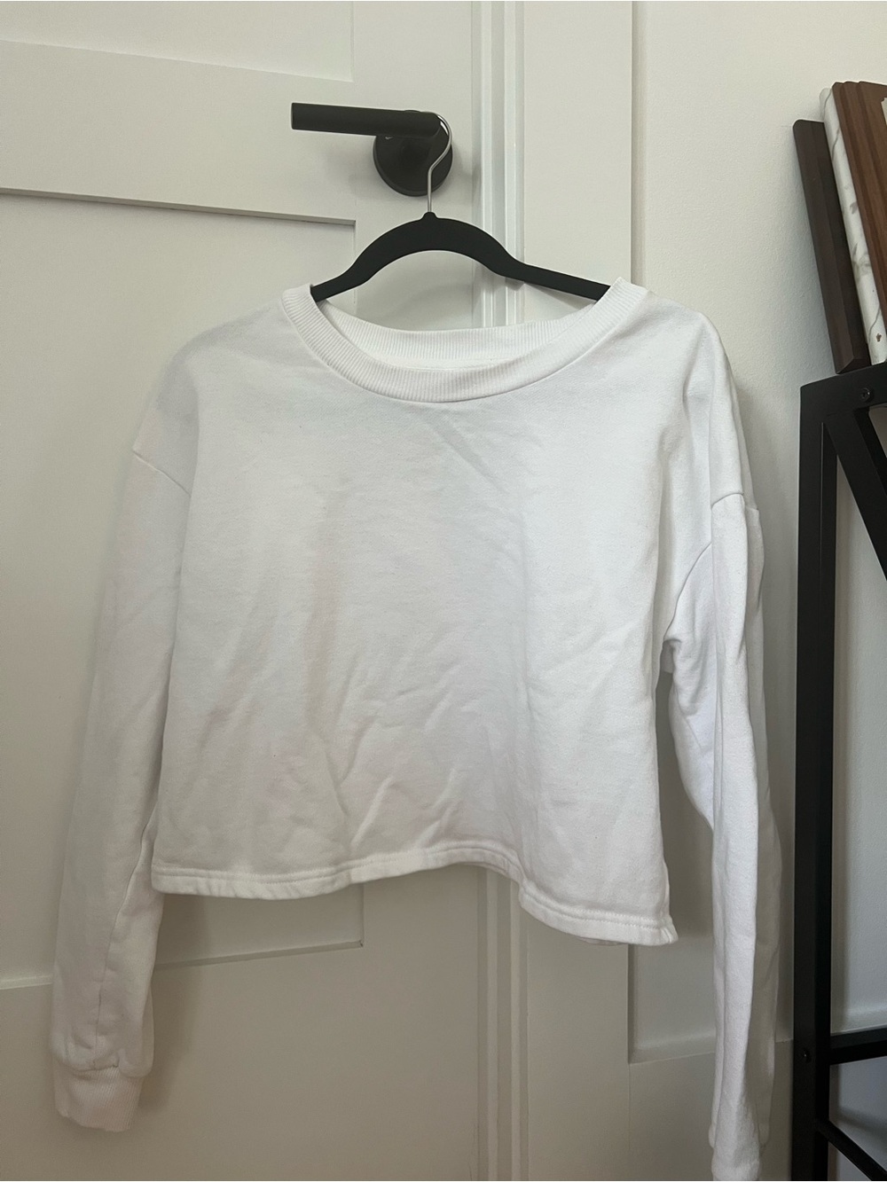 90 Degree By Reflex White Crewneck Sweatshirt